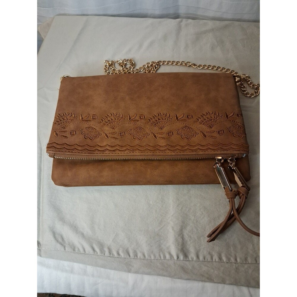 Francesca's Boutique Suede And Leather Purse